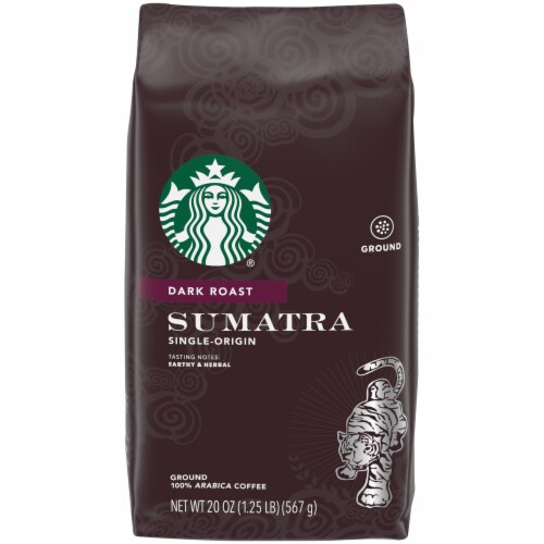 Starbucks® Sumatra Dark Roast Ground Coffee Perspective: front
