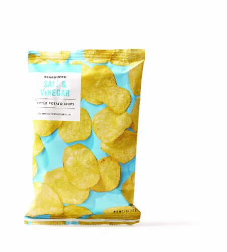 Starbucks Salt & Vinegar Kettle Potato Chips Perspective: front