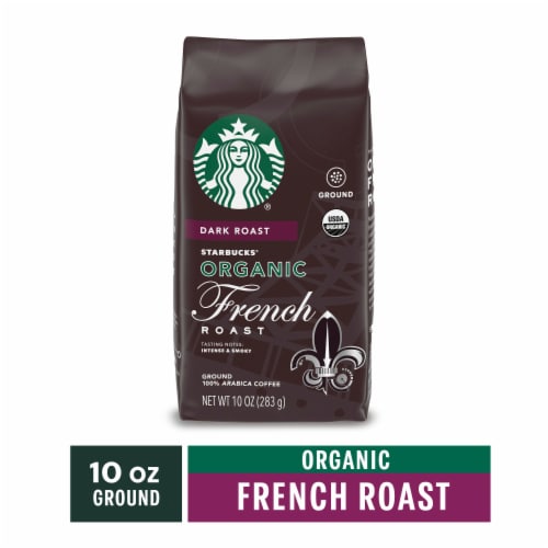 Starbucks® Organic French Dark Roast Ground Coffee Perspective: front
