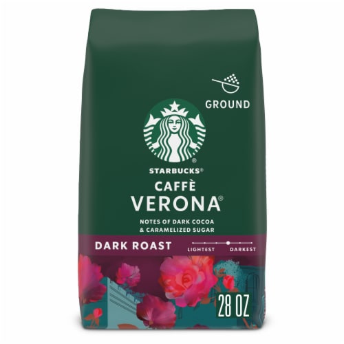 Starbucks® Caffe Verona® Dark Roast Ground Coffee Perspective: front