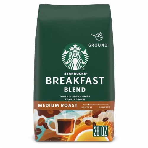 Starbucks® Breakfast Blend Medium Roast Ground Coffee Perspective: front