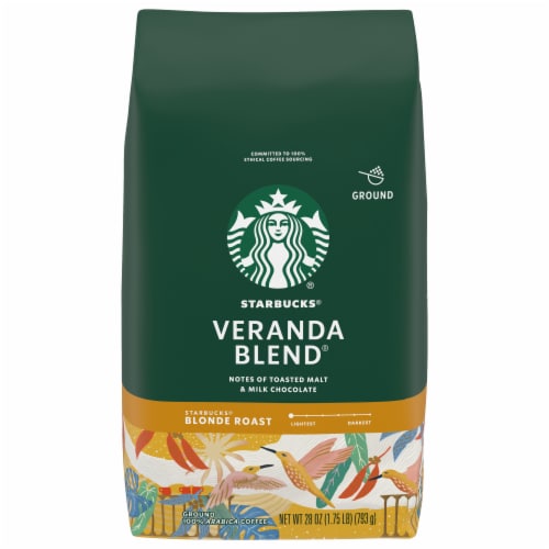 Starbucks® Veranda Blend® Blonde Roast Ground Coffee Perspective: front