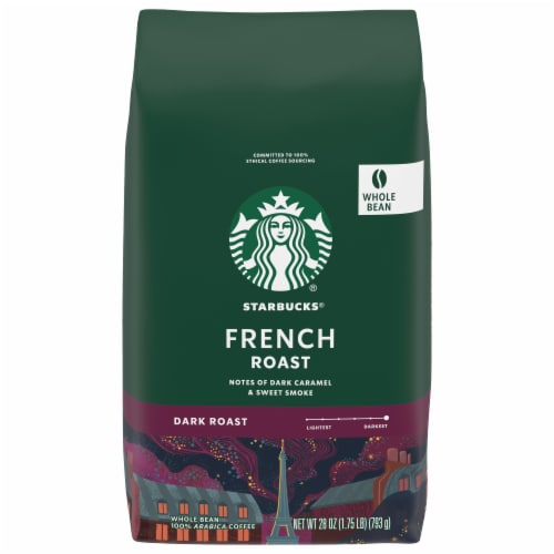 Starbucks® French Roast Whole Bean Coffee Perspective: front