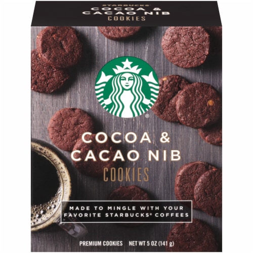 Starbucks® Cocoa and Cacao Nib Cookies Perspective: front