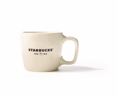 Starbucks Ceramic Handle Mug - White Perspective: front