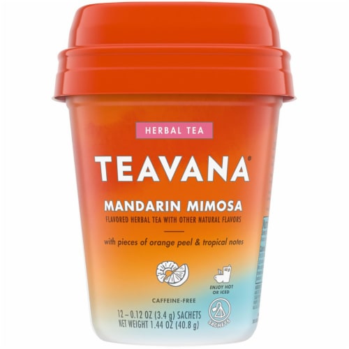 Teavana® Mandarin Mimosa Caffeine Free Herbal Tea Sachets Perspective: front