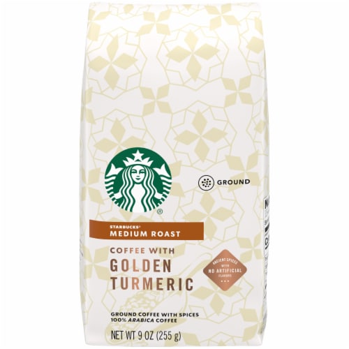 Starbucks® Golden Turmeric Medium Roast Ground Coffee Perspective: front