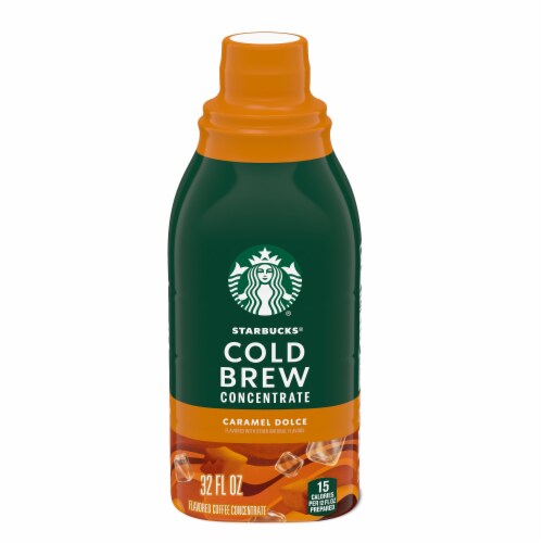Starbucks® Cold Brew Caramel Dolce Coffee Concentrate Perspective: front