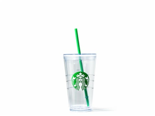 Starbucks Branded Cups 1000 Carton Clear Green Polypropylene - Office Depot