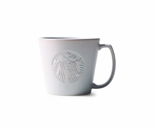 Starbucks Ceramic Mug - White Flow Perspective: front