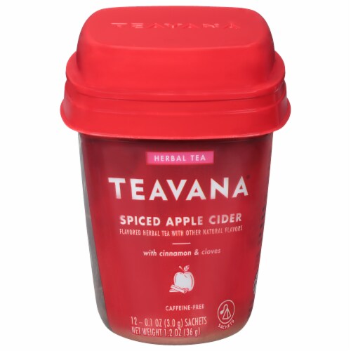 Teavana® Spiced Apple Cider Caffeine Free Herbal Tea Sachets Perspective: front