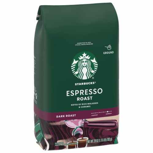 Starbucks® Espresso Roast Ground Coffee Perspective: front