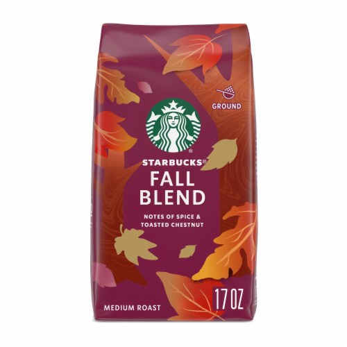Starbucks Fall Blend Limited Edition 100% Arabica Medium Roast Coffee Perspective: front
