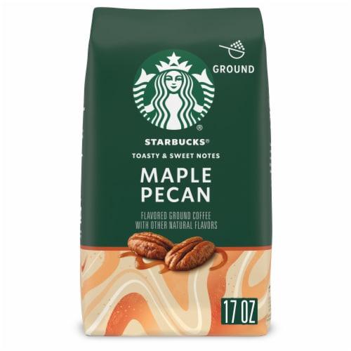 Starbucks Maple Pecan Flavored Ground Coffee Perspective: front