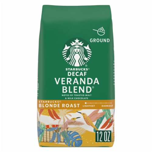 Starbucks® Blonde Roast Decaf Veranda Blend® Ground Coffee Perspective: front