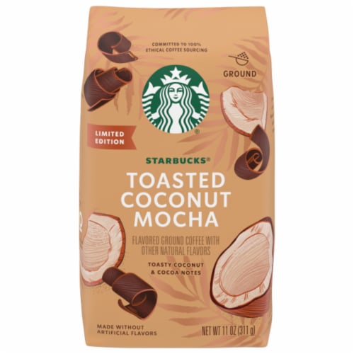 Starbucks® Medium Roast Toasted Coconut Mocha Ground Coffee Perspective: front