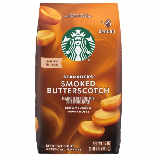Starbucks® Smoked Butterscotch Ground Coffee Perspective: front