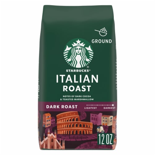 Starbucks® Italian Roast Dark Roast Ground Coffee Perspective: front