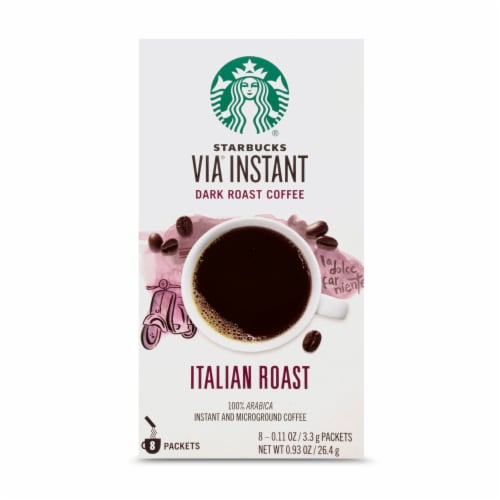 Starbucks Via Instant Italian Dark Roast Instant Coffee Packets