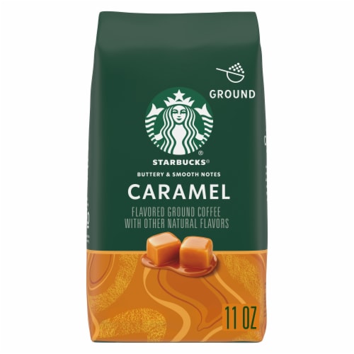 Starbucks Caramel Flavored Ground Coffee Perspective: front