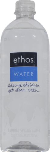 Ethos Bottled Water Perspective: front