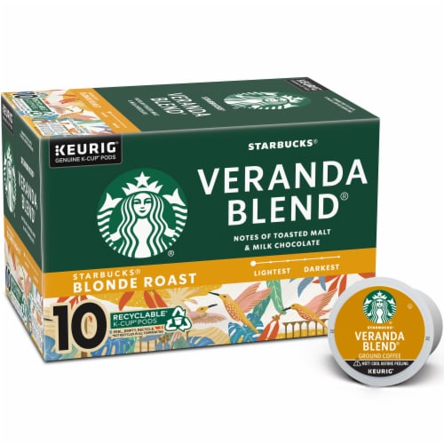 Starbucks® Veranda Blend Blonde Roast K-Cup Coffee Pods Perspective: front
