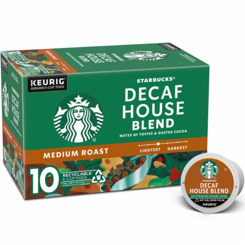 Starbucks® Decaf House Blend Medium Roast K-Cup Coffee Pods