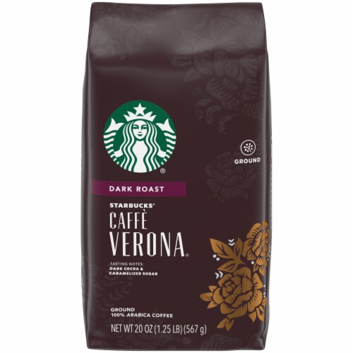 Starbucks® Caffe Verona Dark Roast Ground Coffee Perspective: front