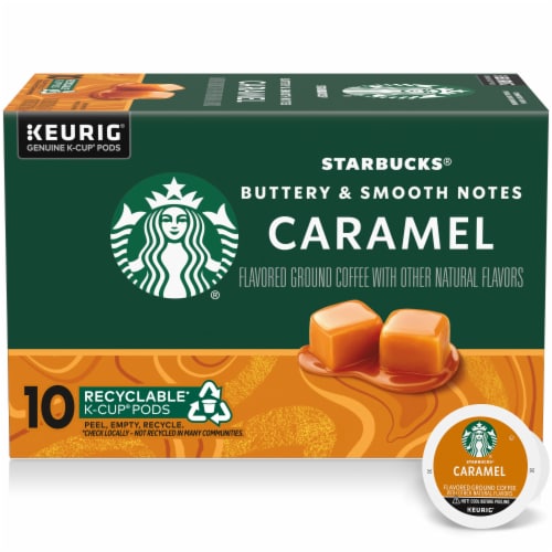 Dunkin' Cold Caramel Flavored Coffee, 10 K-Cup Pods