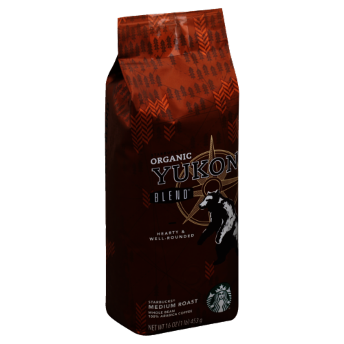 Starbucks® Yukon Blend Medium Roast Organic Ground Coffee Perspective: front