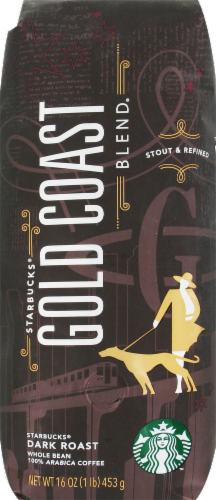 Starbucks® Gold Coast Dark Roast Whole Bean Coffee Perspective: front