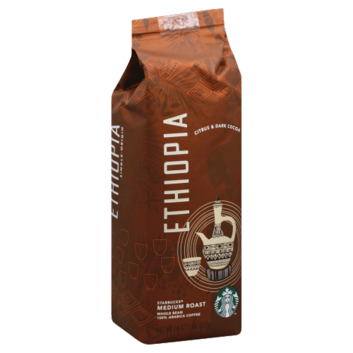 Starbucks® Ethiopia Medium Roast Whole Bean Coffee Perspective: front