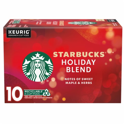 Starbucks® Holiday Blend Medium Roast K-Cup® Coffee Pods, 10 ct - Kroger