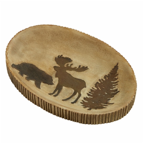 Park Designs Black Forest Soap Dish Perspective: front