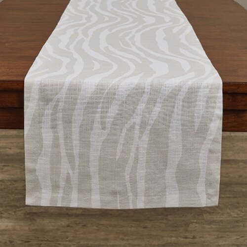 Zebra clearance table runner