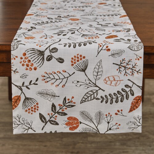 Split P Autumn Berries Table Runner 72 L Perspective: front