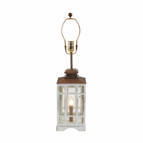 Park Designs White Lantern Lamp With Night Light 1 Each Smith s Food and Drug