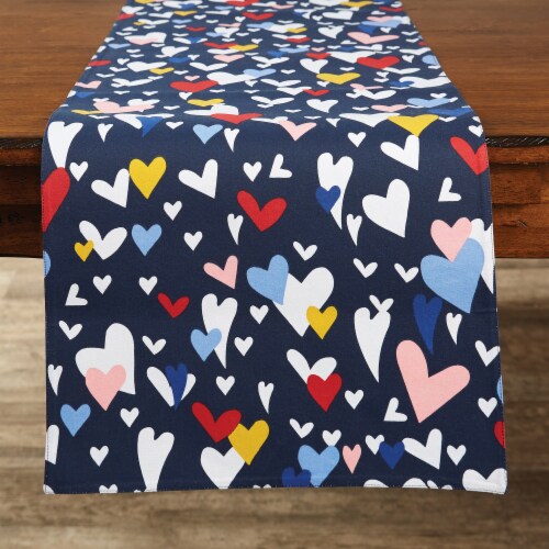 Split P Scattered With Love Table Runner 15  x 72 Perspective: front