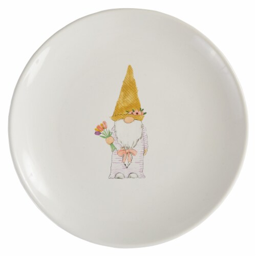 Split P Easter Gnomes Salad Plate - Set of 4 Perspective: front