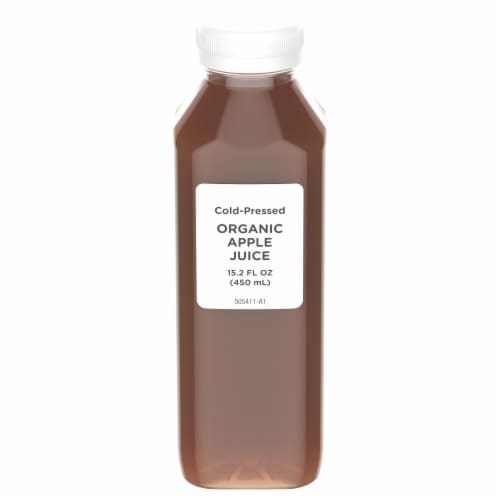 Organic Cold-Pressed Apple Juice Perspective: front