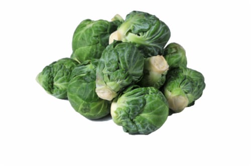 Organic Brussels Sprouts Perspective: front