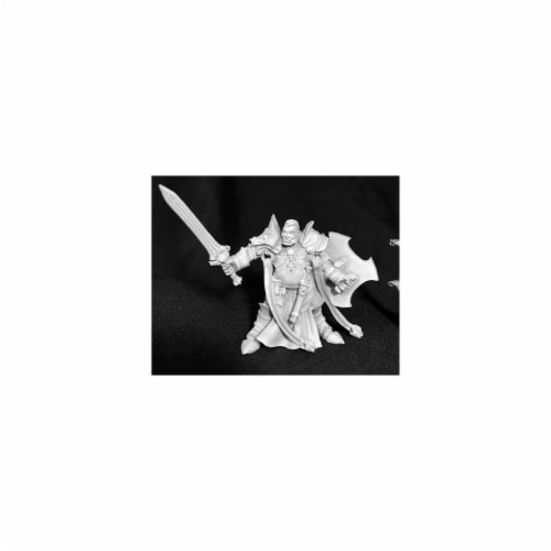 Reaper Miniatures REM03722 Dark Heaven Legends Jurden Half Orc Paladin Miniature Perspective: front