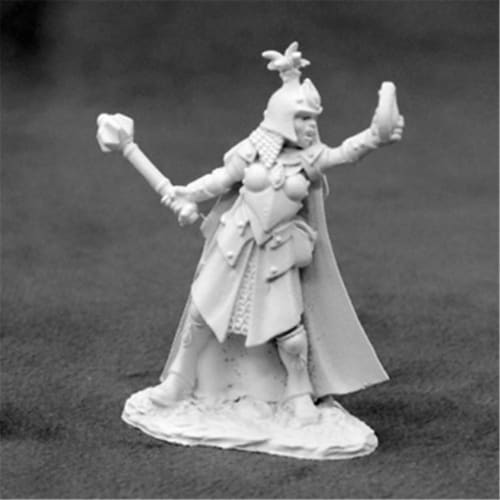 Reaper Miniatures REM03930 Dark Heaven Legends Selene, Female Cleric Glenn Harris Miniature Perspective: front