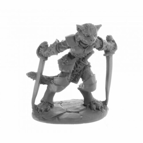 Reaper Miniatures REM30059 Legends Catfolk Rogue Shadoweyes Miniature Perspective: front