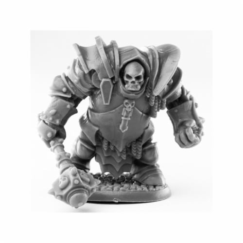Reaper Miniatures  Bones Black-Maggotcrown Ogre Juggernaut Miniature Perspective: front