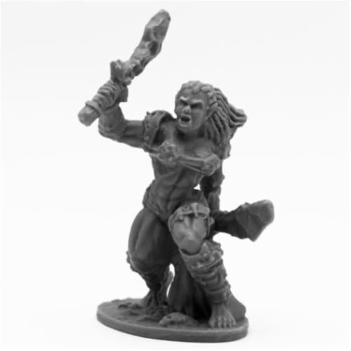 Reaper Miniatures REM44095 Bones Jade Fire Warrior Miniatures, Black Perspective: front
