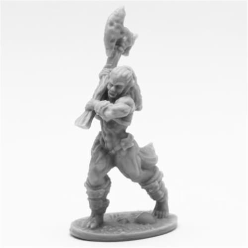Reaper Miniatures REM44096 Bones Jade Fire Champion Miniatures, Black Perspective: front