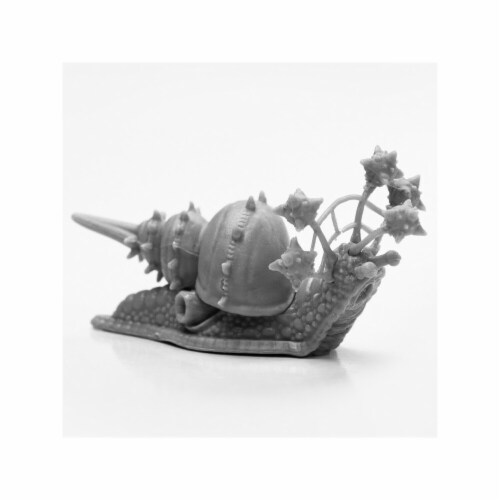 Reaper Miniatures  Bones Black-Thrasher Snail Miniature Perspective: front