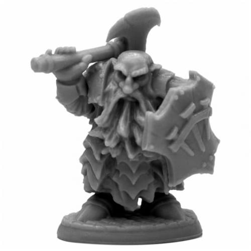 Reaper Miniatures REM44139 Bones Break Dark Dwarf Cleaver Miniatures Perspective: front