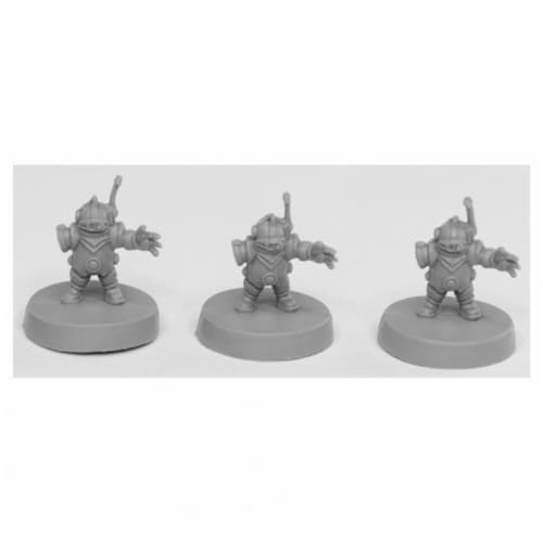 Reaper Miniatures REM49002 Bones Toolbots Miniatures Set, Black - Pack of 3 Perspective: front